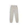 MLB Vintage Logo Loose Mid-Waist Drawstring Cuffed Knit Sweatpants Unisex bottoms Cream 3ATPM0121-50CRS