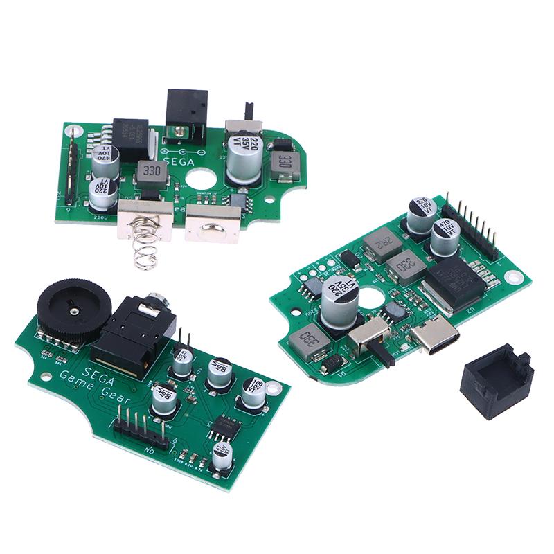 Pre-soldered Dry Lithium Battery Compatible Game Gear GG All Edition Replace Power Supply On Off Board IC Capacitors Repair