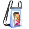 Large Swimming Waterproof Phone Pouch With Double Hooks Lanyard Crossbody Water Proof Storage Bag