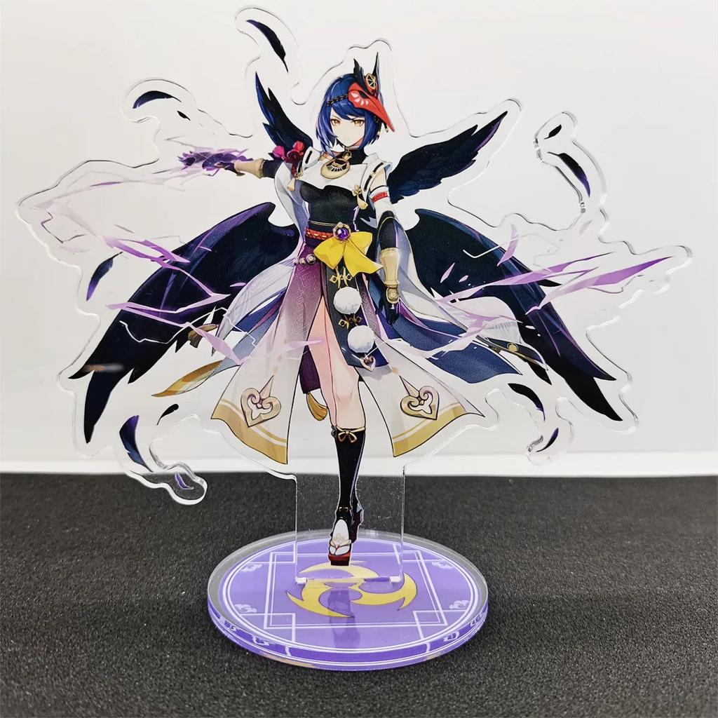 Anime Wanderer Faruzan Cyno Nahida Acrylic Stand Keychain Vertical Creative Desktop Ornament Game Accessories