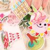 Cartoon patch stickers flower shoes and hats children's clothing accessories handmade DIY jewelry accessories embroidery cloth stickers