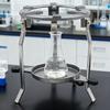 Sturdy Cast Aluminum Adjustable Tripod Stand Portable for Scientific Research Featuring Stable Base and Tray