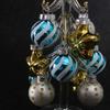 Fourcart Cute Glass Christmas Tree Ornament Star Tree x 3 Set