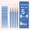 Cross-border Nail Art Brush Set: Line Drawing, Carving, Flower, Hook Line Tool