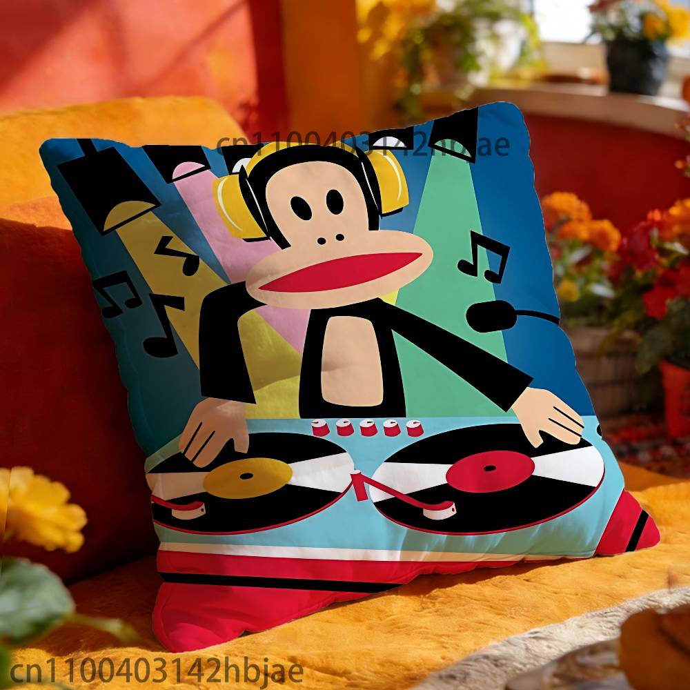 Monkey P-PaulS F-Frank Pillowcases Bedroom Living Room Sofa Home Decor Polyester Cushion Cover with Zipper