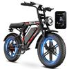 2026 New Arrival EU Warehouse C200 Electric Bicycle 48v 17.5AH 20inch 7 Speed Ebike Battery 25km/h Electric Bike