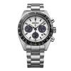 PROSPEX SBDL125 SPEEDTIMER Solar Stopwatch Tachymeter Date White Black 2026 Release Stainless Steel [Seiko Watch] Men's Watch, Powered, Function,
