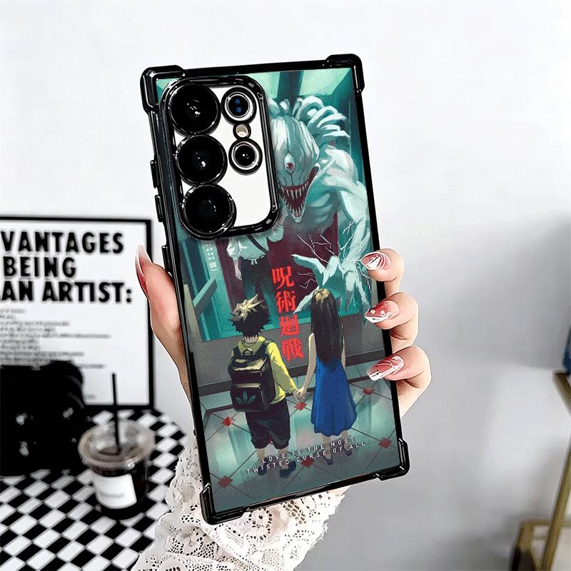 Anime Yuta Okkotsu JUJUSU Soft Phone Case For Samsung Galaxy S26 Ultra S25 Edge S24 FE S23 Plus S22 S21 + S20 Plating Anti-Fall