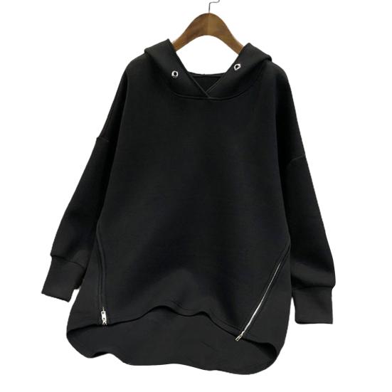Sweatshirt side zipper Clearance