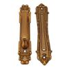 Sliding Barn Door Handles Large Rustic Dual Side Design for Gates Garages Sheds Furniture Aluminum
