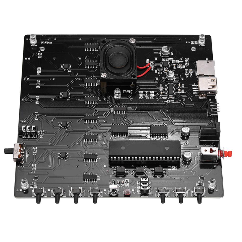 3D 8S Music Light Cube Kit 8x8x8 Music Spectrum LED Electronic DIY Kits Lot Welding Floor Lamp