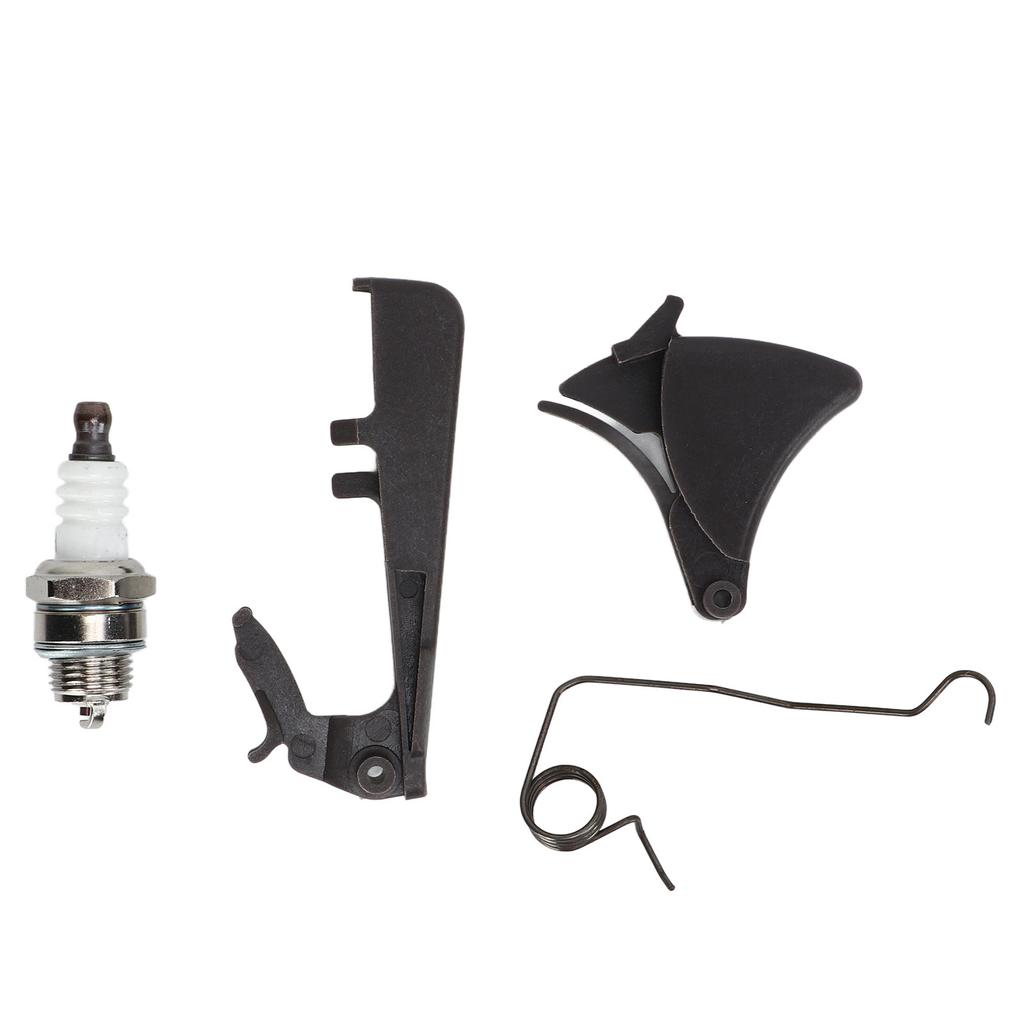Benzin-Kettensäge Zündkerzen-Kit ABS Eisen Gashebel Zündkerze für Husqvarna 340 345 346XP 350 351 353 357XP 359