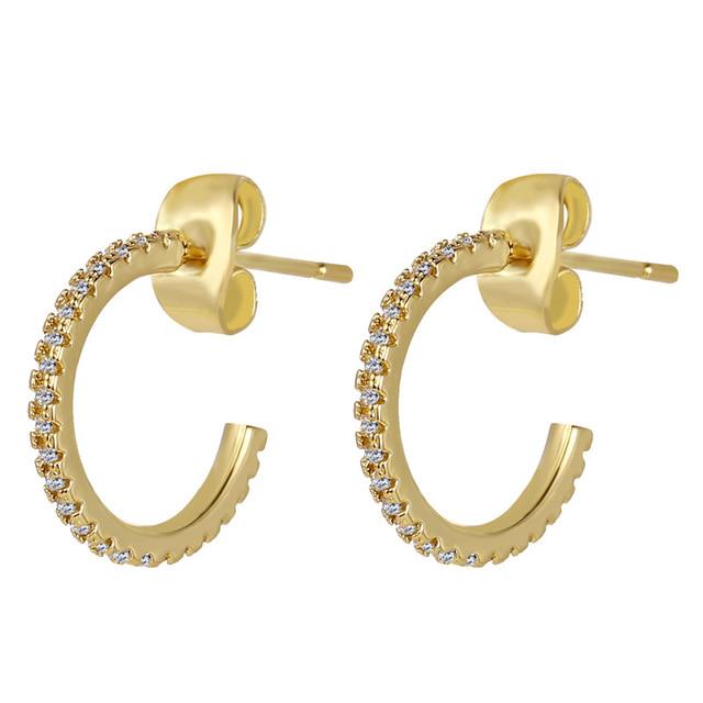 Fashion Moon Asymmetric Earrings for Woman Trendy Geometric Pendant Dangle Female Jewelry