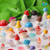 PIOK Mini Elf Mushroom Blind Bag Miniature Figurine Micro Landscape Decor Creative Toy Gift Desktop Ornament For Kids Collectors