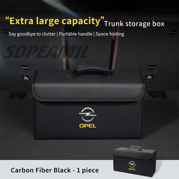 

For Opel OPCline ASTRA CORSA INSIGNIA MOKKA VECTRA ZAFIRA GTC Tigra Car Trunk Organizer Box Tailbox Stowing Tidying Storage Bag