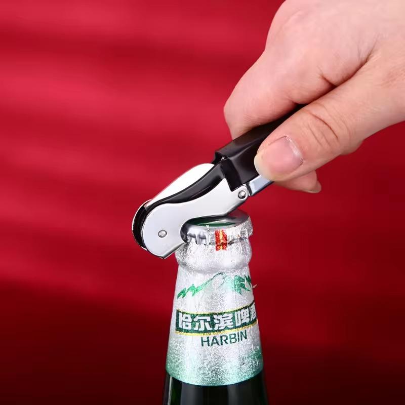 Horký prodej Barové nástroje Otvírák na víno Snadné použití Vlastní dřevěná rukojeť Vývrtka Otvírák na víno