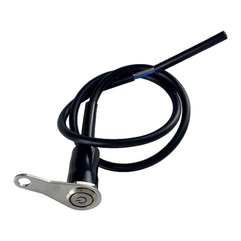 Motorcycle Light Switch Rustproof Motorcycle On-Off Button Adjustable Mount Night Riding Safety Products For Commuting Traveling