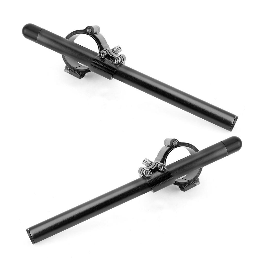 Universal Adjustable Rotatable CNC Billet Clip Ons Fork Tube Handlebar Kit 37mm