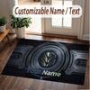 Custom Rug New Holland Pattern Print Name Text Soft Non‑Slip Floor Carpet for Home Indoor Decoration
