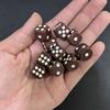 Mini Set de Dés Transparent Clair 12 mm - 16 Couleurs Petite Taille Pour Jeux de Société et JDR