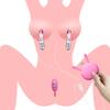 2 i 1 Brystvorteklype Stimulator Vibrator Masturbasjonsverktøy for Kvinner Par Vibrator Sexmaskin Voksen Erotisk Produkt Sexleketøy