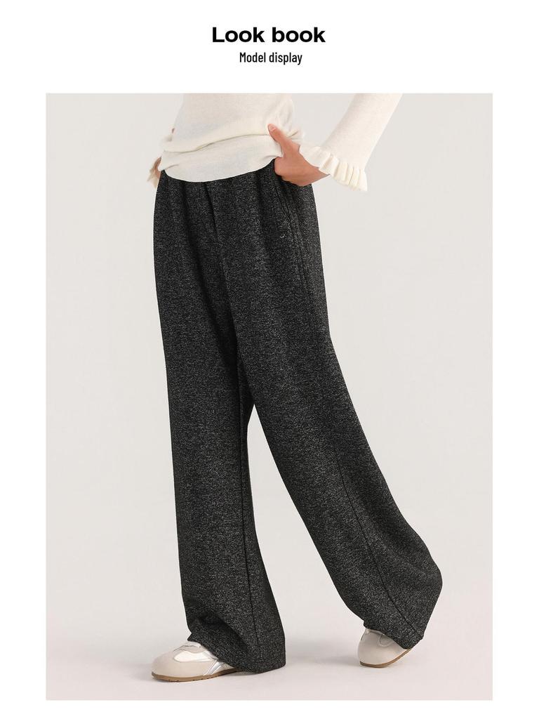 Tao Town Mädchen Strickhose mit weitem Bein - Stilvolle Frühling- und Herbst-Freizeitkleidung für Kinder