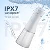 Portable Water Floss USB Rechargeable Oral Irrigator 300ML Electric Tooth Cleaning Device 3 Modes Waterproof Irrigator 4 Nozzles