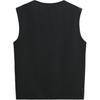 Zara Solid Color Round Neck Sleeveless T-Shirt Men Tops Black 7545348-800