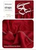 Solid Color Foldable Armless Sofa Bed Cover