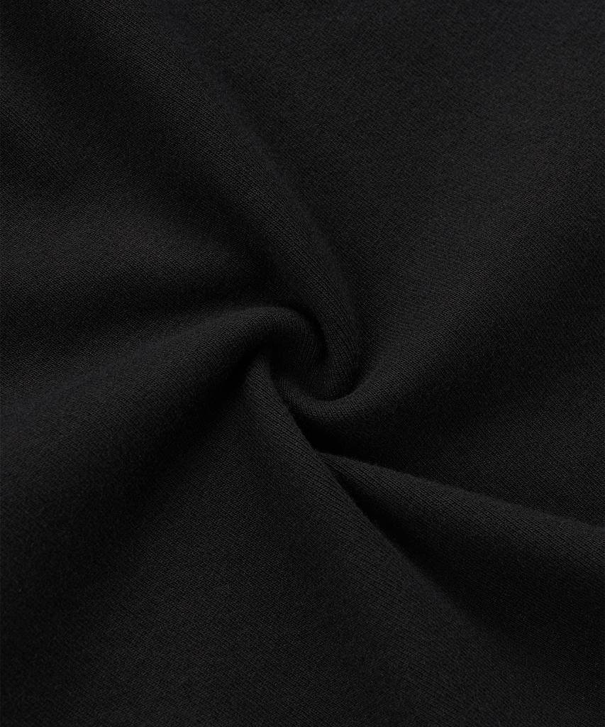 Pepeulli V-Neck 3/4 Sleeve Tee (Black)