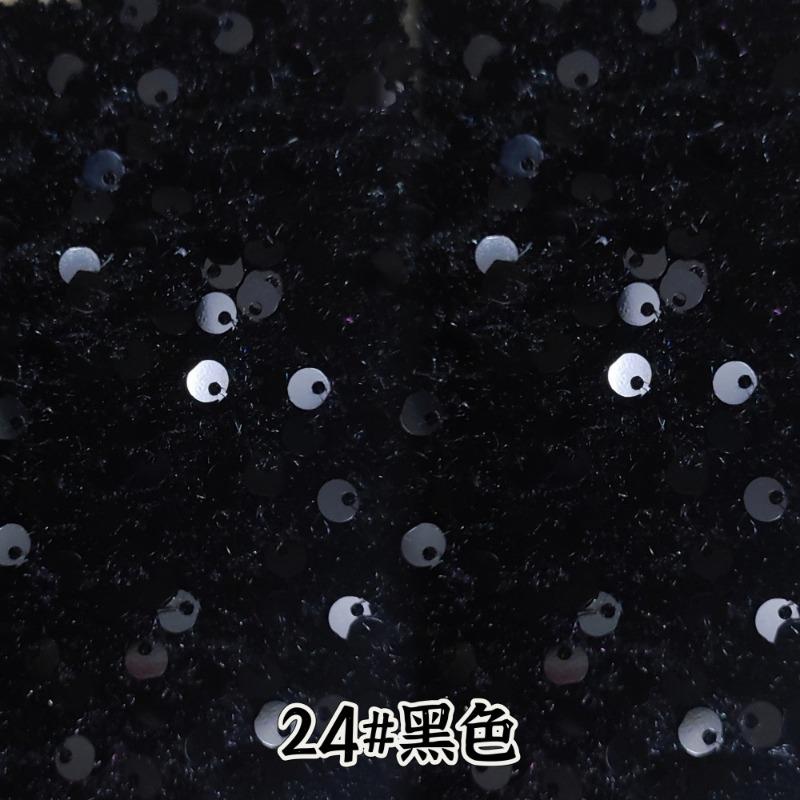 Evening Gowns Encrypt Shining 5mm Sequin Fabric Stretch Velvet Fabrics For DIY Wedding Elegant Party Dresses handmade DIY, etc