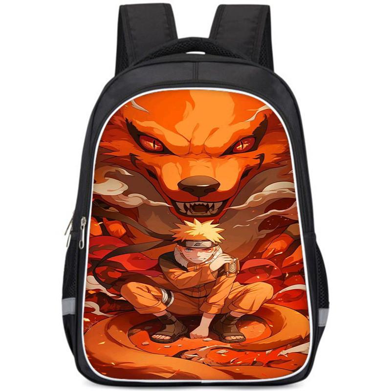 Naruto Large Capacity 3d Backpack Lightweight Burden-reducing School Bag For Kids