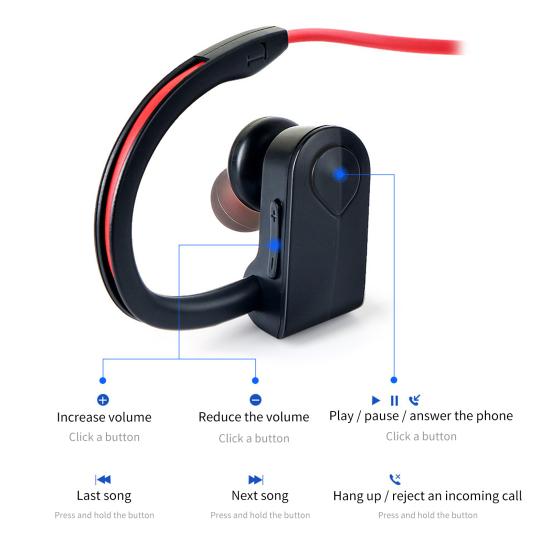 K98 Wireless Earphone Button Control Portable Multi-Point Connection