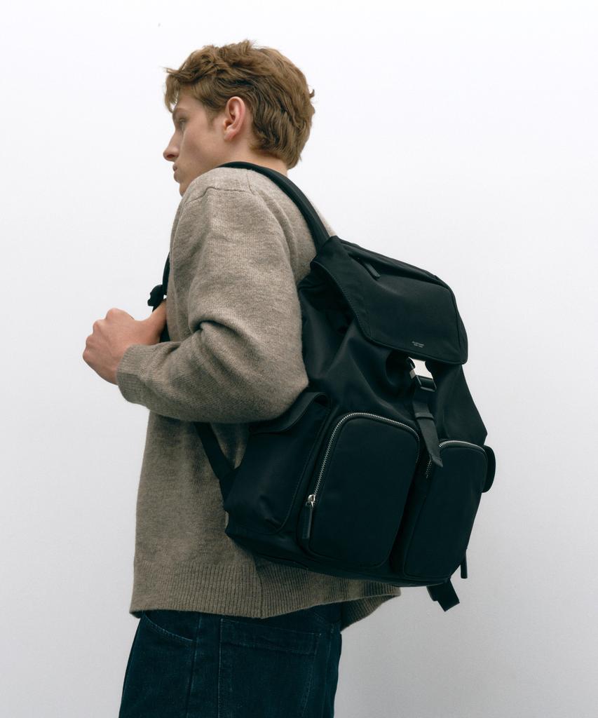 Jillstuart Men Acc [Essen] Essen Black Nylon Backpack