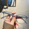 Fashion Clear Green Square Blue Light Filter Reading Glasses Women Men TE90 Rivets Eye Protection Computer Presbyopia Eyeglasses
