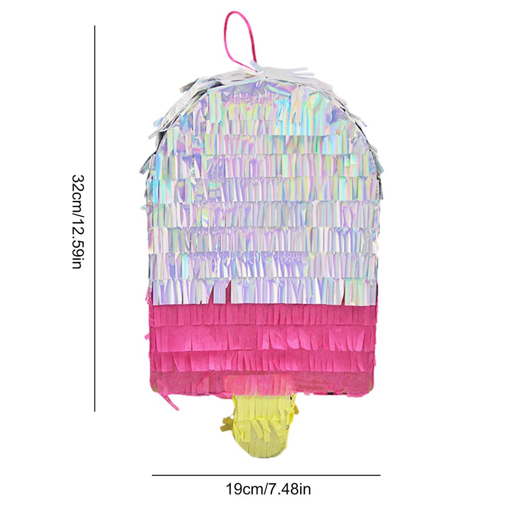 Alufolie Spielzeug Pinata Goldener Stern Pinata Party Fiesta Pinata Traditionelle Sternförmige Pinata Handgemachte Pinata Spiel Requisiten