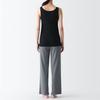 MUJI Jedwabna Mieszanka Top Tank FCB34A3S Czarny S Zestaw 2 szt. Damski