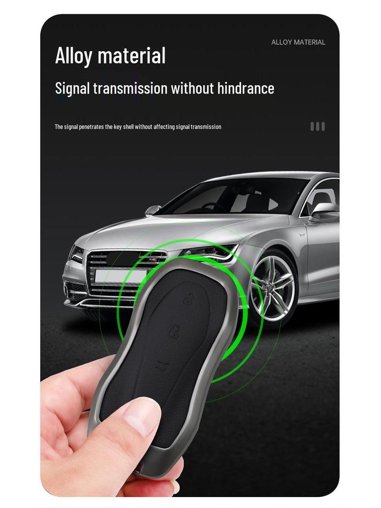 Protective Key Case for Geely Boyue Pro, Xingyue S, Xingrui L Models - Unisex Design with Shell and Buckle