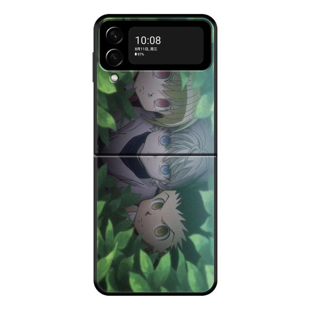Hunter ×Hunter Gon Freecss Telefon Kılıfı Için Samsung Galaxy Z Flip 4 Z Flip3 5g Kabuk Galaxy Z Flip Sert Kapak Couqe