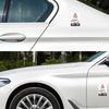 ydzh7 Car Front Windshield Static Sticker Waterproof Static Decal Fit For Mitsubishi Outlander Xpander Colt ASX Delica Pajero RALLIART