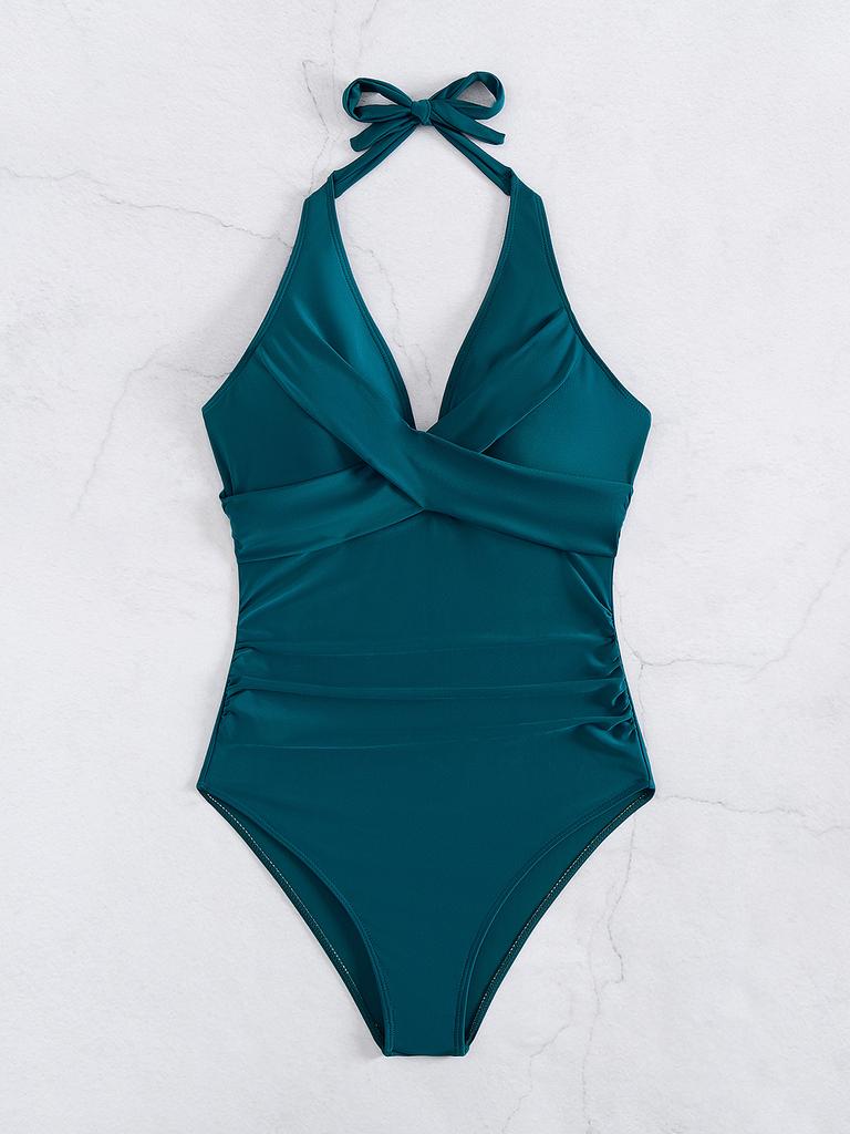 New swimsuit women's fashion bikini European and American onesie sexy one-piece beach swimsuit swimsuit