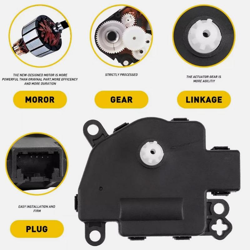 Car Air Conditioner Damper Actuator HVAC Heater Blend Door Actuator AC Door Actuator Efficient Air Doors