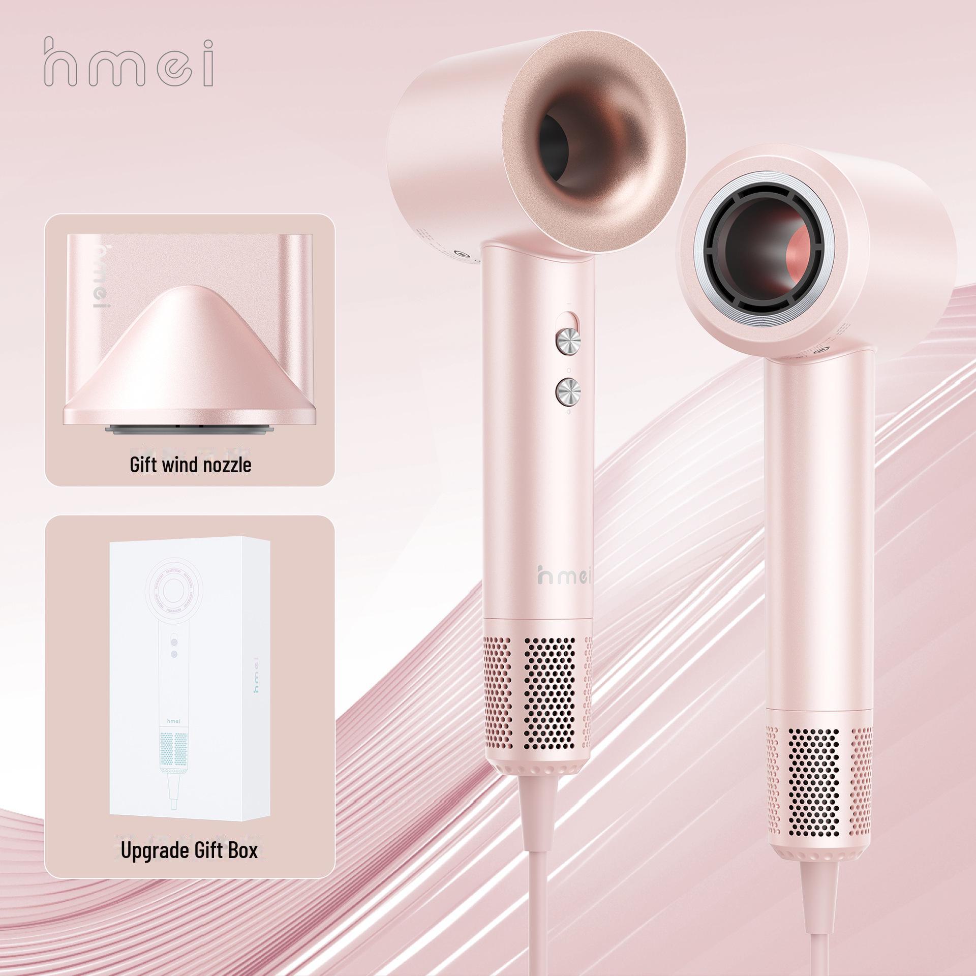 

Сверхтихий высокоскоростной профессиональный фен H-Spot вишня розовый