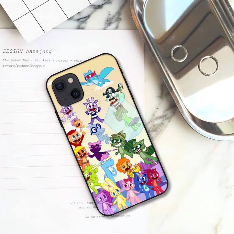 Happy Tree Friends Phone Case For iPhone 11 12 Mini 13 14 15 Pro XS Max X Plus SE XR Shell