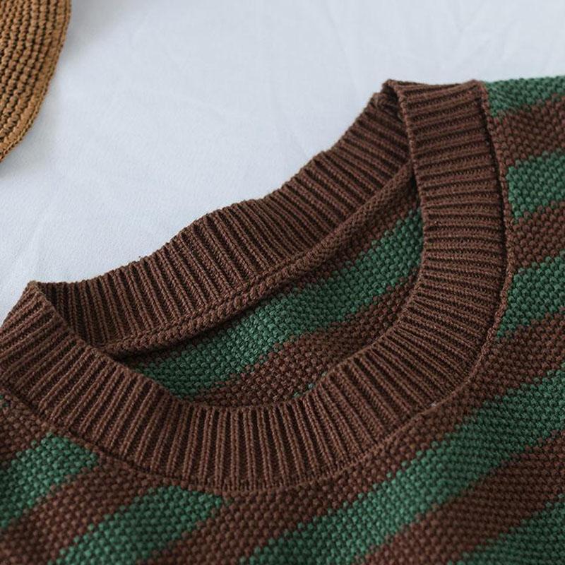 Knitted Vest Women Oversize Undershirt Sleeveless Sweater Tops Loose Vest Casual V Neck Vest