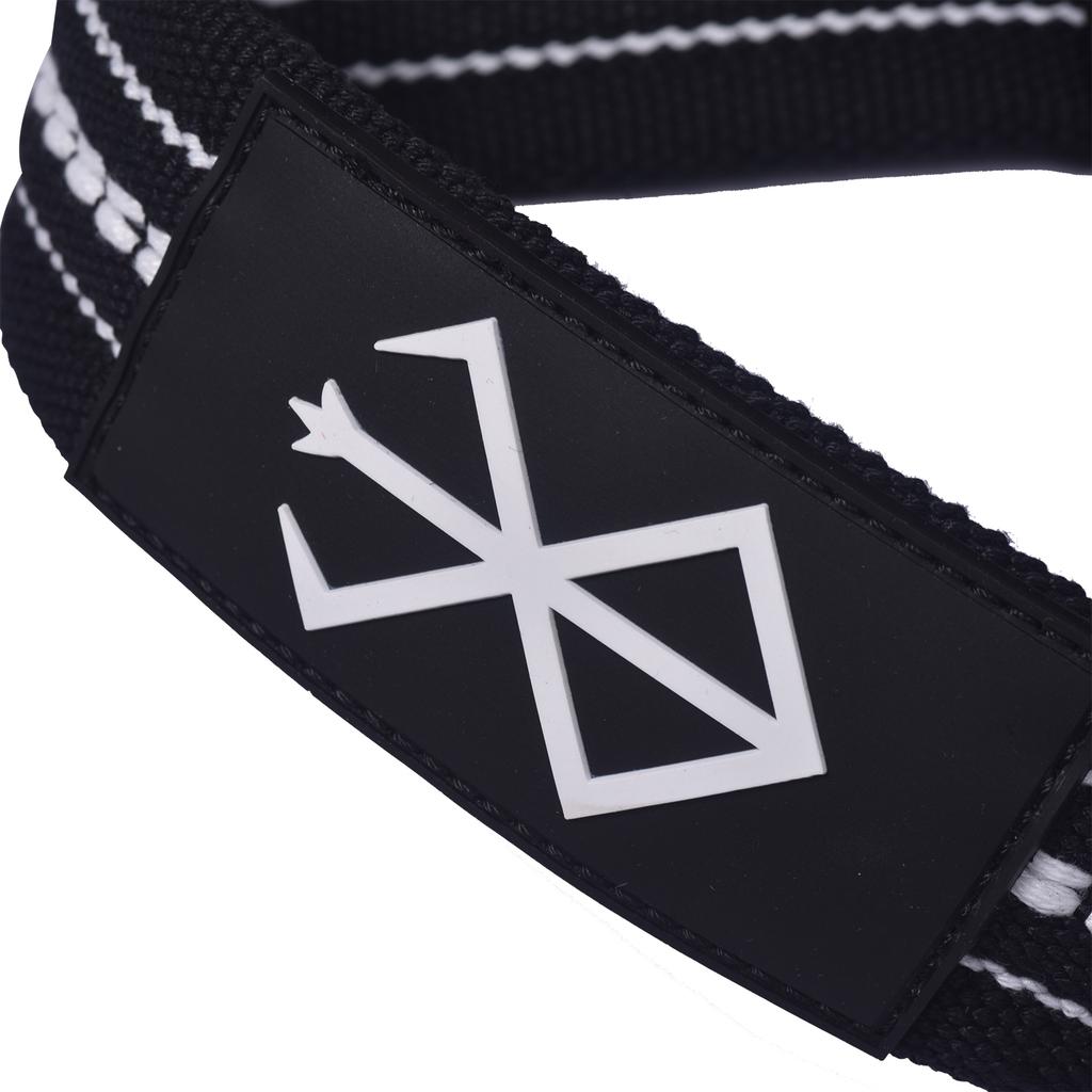 Custom Logo High Quality Soft & Adjustable Cotton Polyester Material Fitness Safety Figure Eight Weightlifting Straps