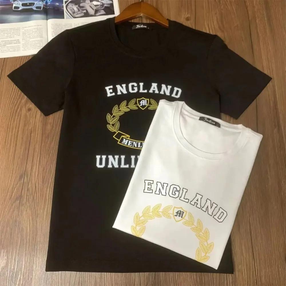 Fashion T-shirt Men Women Luxury Brand Short Sleeve Tshirt Clothes Designer Tee Hip Hop Tops Y2k T Shirt 2024 Summer Streetwear