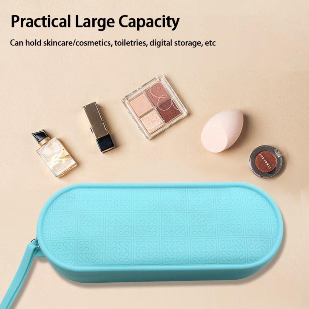 Vodotěsná taška na psací potřeby Silikonová kosmetická taška Odolná úložná taška