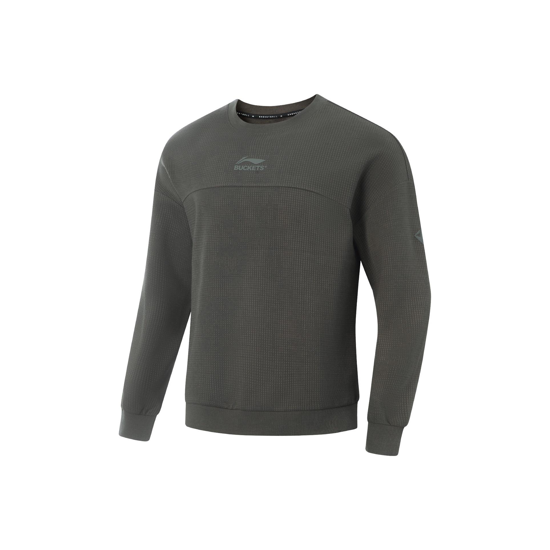 

Свитшот мужской Li Ning серии JB свободного кроя с круглым вырезом и логотипом-надписью AWDV545-2 M