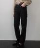 LAMINEZ Deluxe Cotton Pants - Black